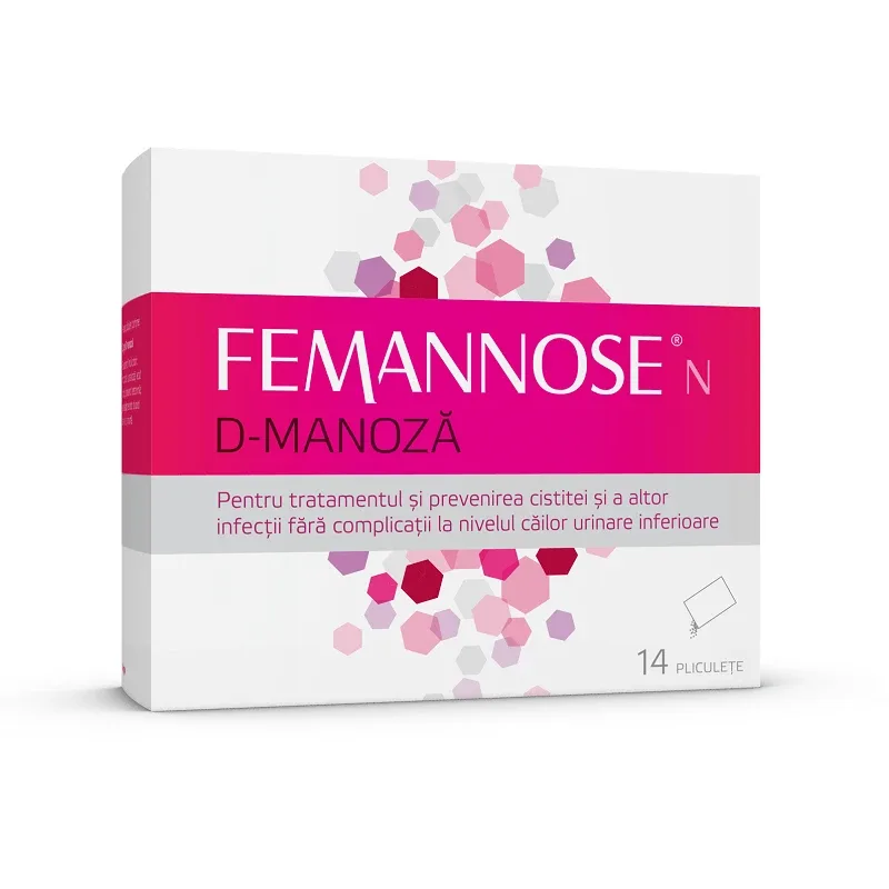 Femannose N D-Manoza, 14 plicuri, Klosterfrau — preț și oferte