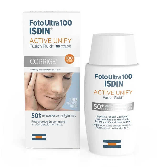 Isdin Active Unify Fusion Fluid de protectie solara pentru fata cu SPF 50+, 50 ml Isdinceutics De — preț și oferte