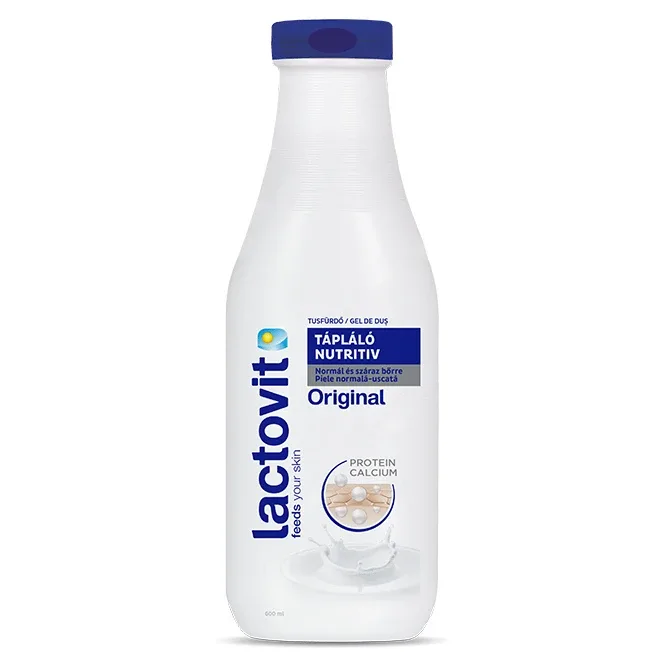 Gel de duș nutritiv pentru piele normal-uscată Original, 600 ml, Lactovit — preț și oferte