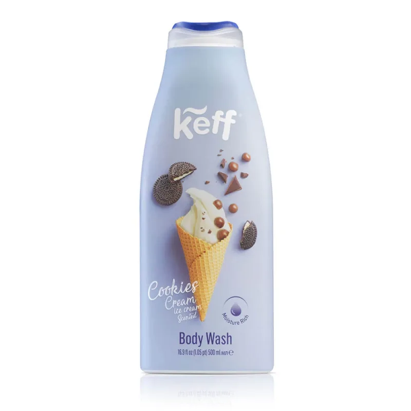 Gel de dus Cookies & Cream Keff, 500 ml, Sano — preț și oferte