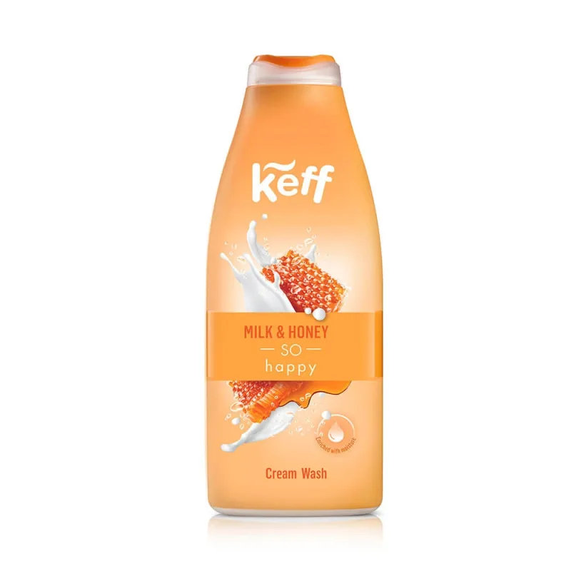 Gel de dus Milk & Honey Keff, 500 ml, Sano — preț și oferte