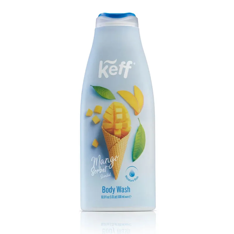 Gel de dus Mango Sorbet Keff, 500 ml, Sano — preț și oferte