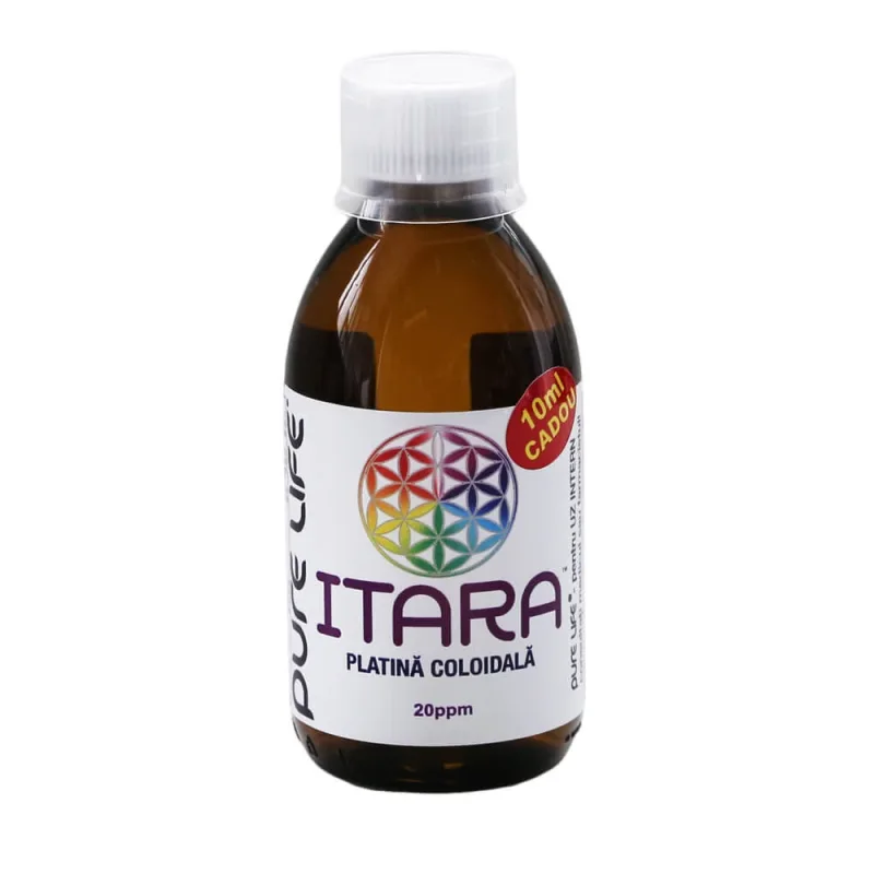 ITARA platina coloidala 20ppm, 240ml, Pure Life — preț și oferte