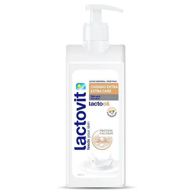Lapte de corp extra îngrijire piele uscată Lactooil, 400 ml, Lactovit — preț și oferte