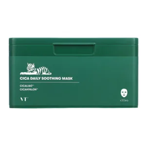 Set masti calmante pentru fata Cica Daily Soothing, 30 bucati, VT Cosmetics