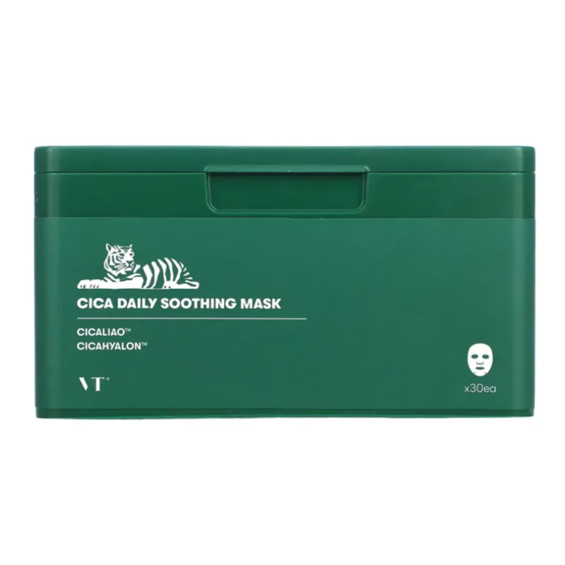 Set masti calmante pentru fata Cica Daily Soothing, 30 bucati, VT Cosmetics — preț și oferte