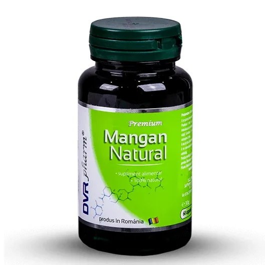 Mangan natural, 60 cpasule, Dvr Pharm — preț și oferte
