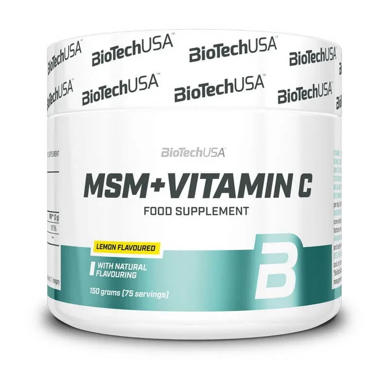 MSM + Vitamina C, 150 g, Biotech USA — preț și oferte