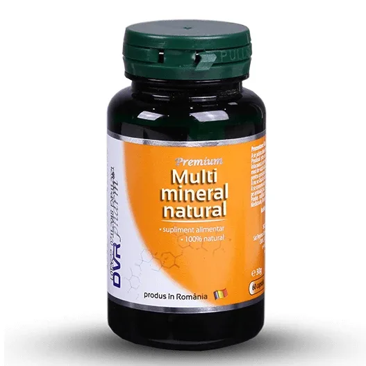 Multumineral natural, 60 cpasule, Dvr Pharm — preț și oferte