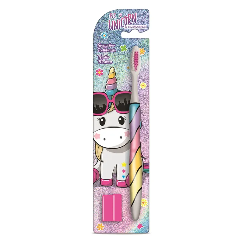 Periuta de dinti Be a Unicorn, Medium, Naturaverde — preț și oferte