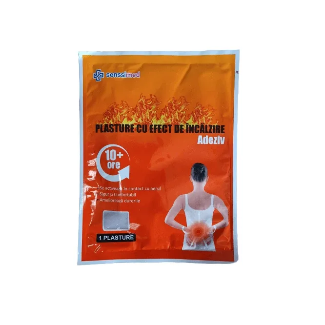 Plasture cu efect de incalzire, 10 x 13 cm, Senssimed — preț și oferte