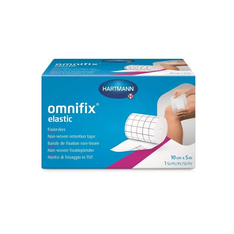 Plasture autoadeziv Omnifix Elastic 10cmx5m, 1 bucata, Hartmann — preț și oferte