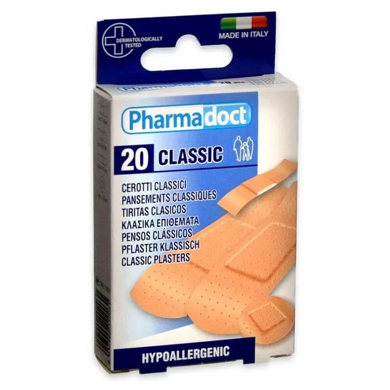 Plasturi classic, 20 bucati, Pharmadoct — preț și oferte