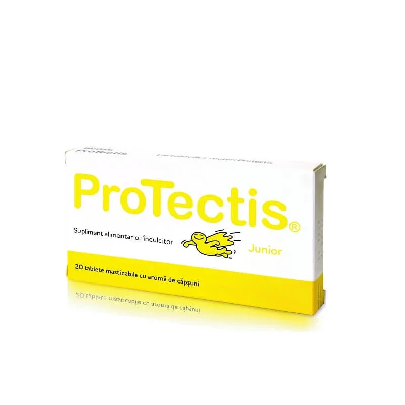 Protectis Junior cu aromă de căpșuni, 20 comprimate, BioGaia — preț și oferte