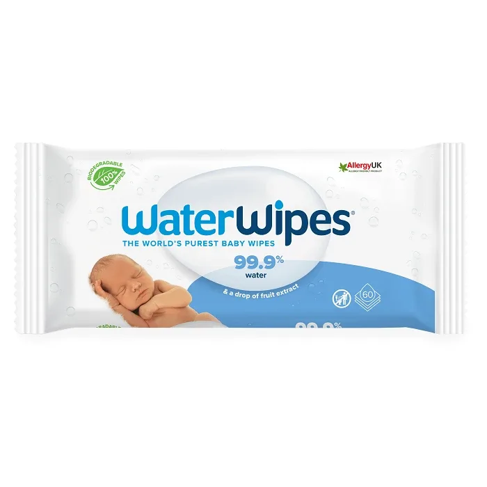Servetele umede biodegradabile pentru bebelusi, 28 bucati, WaterWipes — preț și oferte