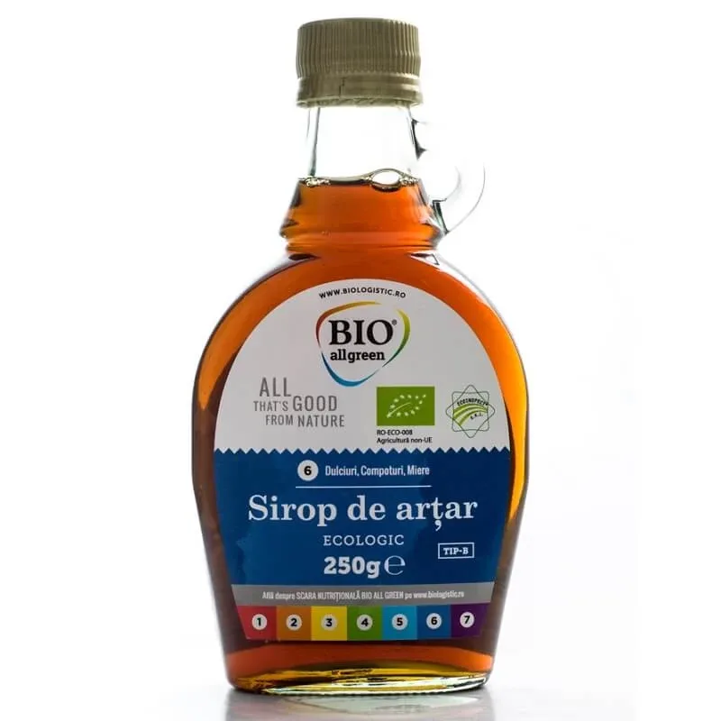 Sirop de artar ecologic, 250 g, Bio All Green — preț și oferte