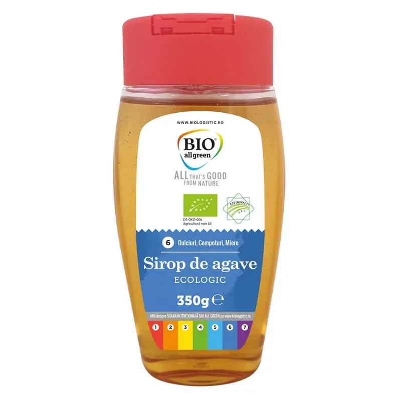 Sirop de agave ecologic, 350 g, Bio All Green — preț și oferte