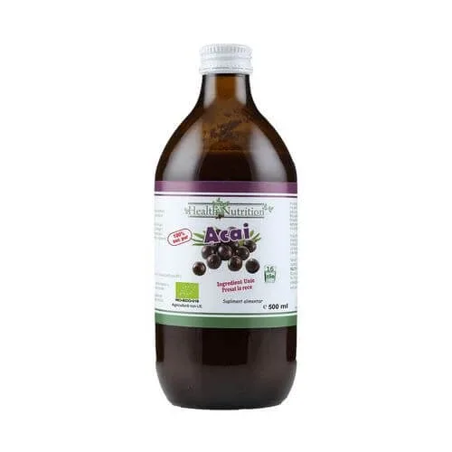 Suc Acai Bio, 500 ml, Health Nutrition — preț și oferte