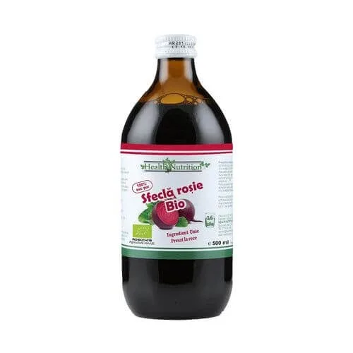 Suc Sfecla Rosie Bio, 500 ml, Health Nutrition — preț și oferte