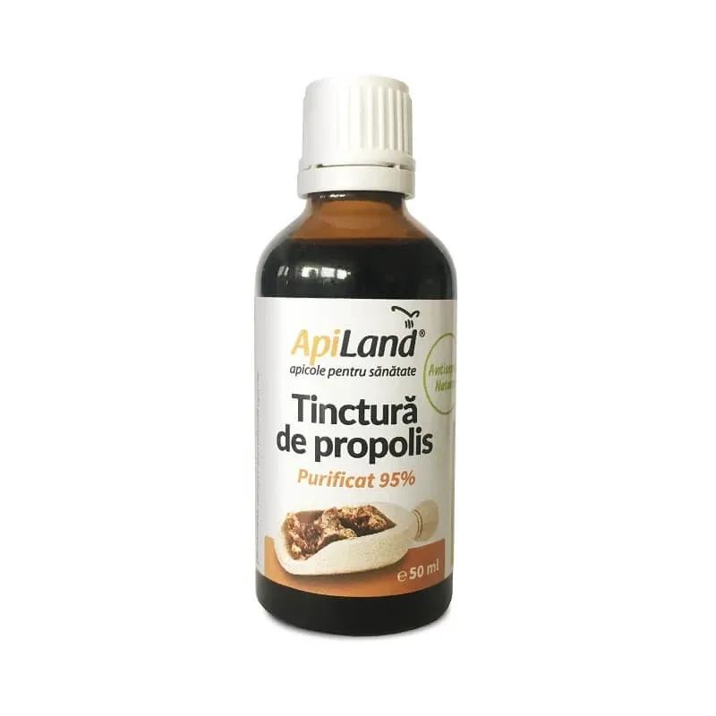 Tinctură de propolis purificat 95%, 30 ml, Apiland — preț și oferte