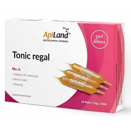 Tonic regal, 10 fiole, Apiland — preț și oferte
