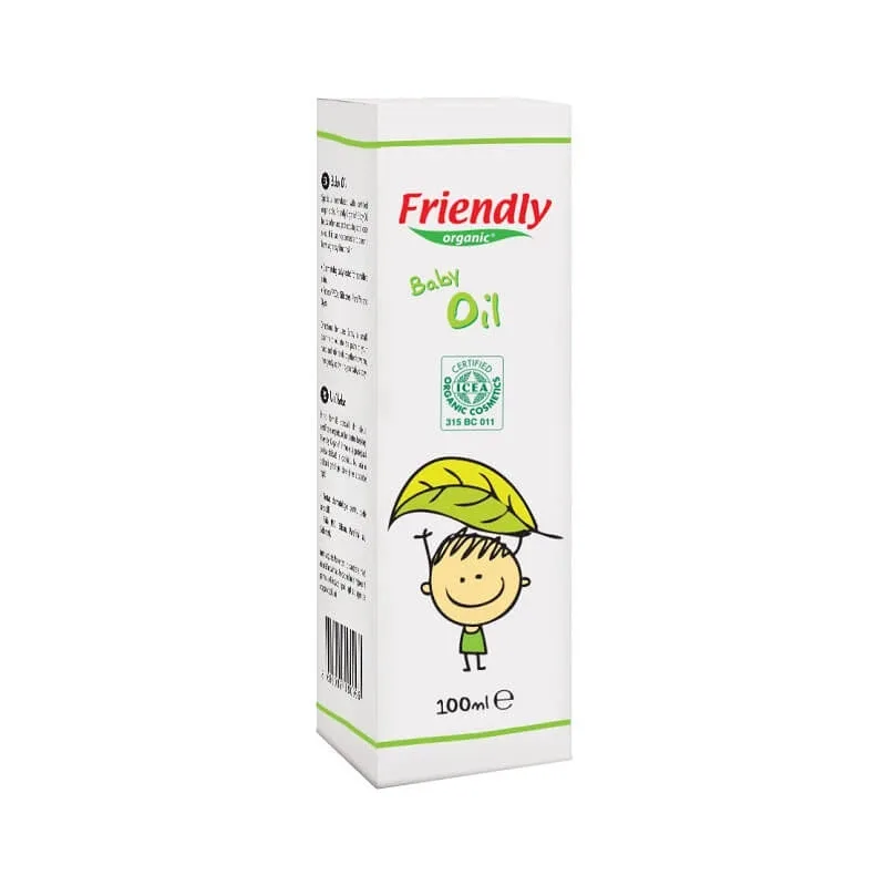Ulei corp pentru bebe, 100 ml, Friendly Organic — preț și oferte