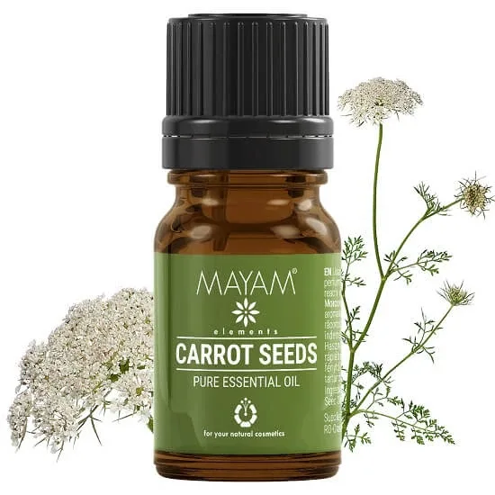 Ulei esential pur de morcov salbatic, 5 ml, M-1037, Mayam — preț și oferte