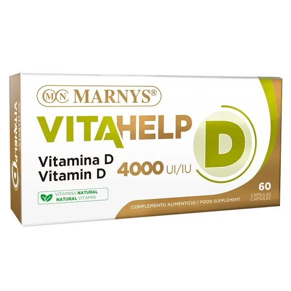 Vitahelp Vitamina D 4000UI, 60 capsule, Marnys — preț și oferte