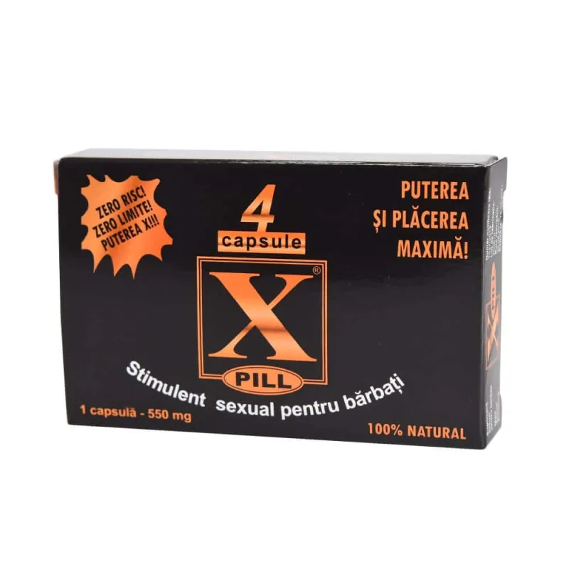 X-Pill, 4 capsule, Sichuan Wolong Pharmaceutical Sichuan Weilong Pharmaceutical — preț și oferte