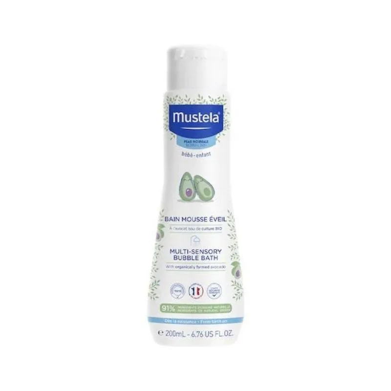 Mustela - Spuma pentru baie multi-senzoriala,  200 ml Nou — preț și oferte