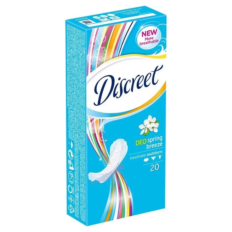 Absorbante Descreet Deo Spring Breeze, 20 bucati, P&G Discreet — preț și oferte