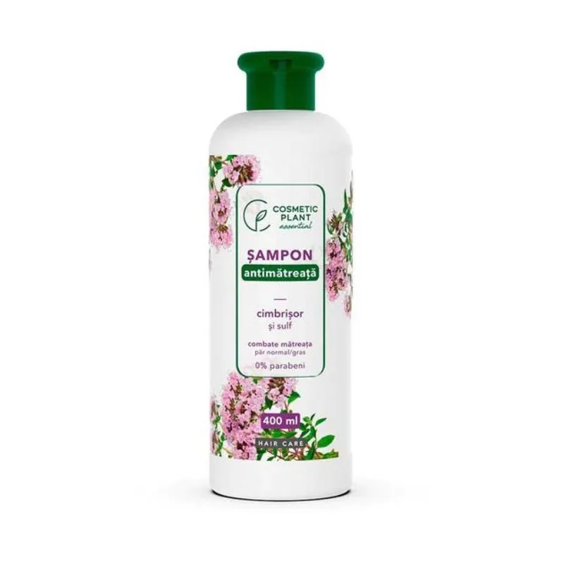 Cosmetic Plant Sampon antimatreata cu cimbrisor si sulf, 400ml — preț și oferte