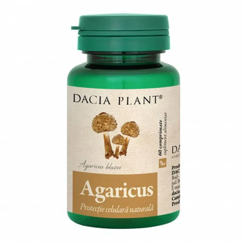 Agaricus Protectie celulara naturala, 60 cpr, Dacia Plant — preț și oferte