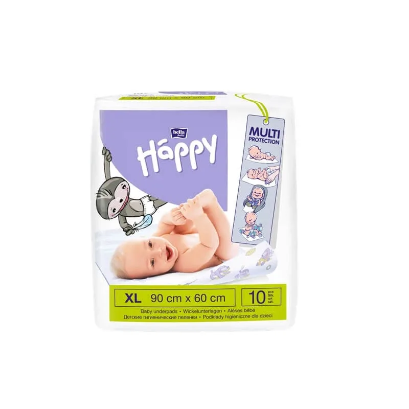 Aleze protectie pentru pat, 90x60 cm, 10 bucati, Happy BELLA — preț și oferte