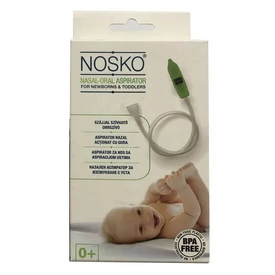 Aspirator nazal Nosko pentru nou nascuti si copii, +0luni, Nosko — preț și oferte