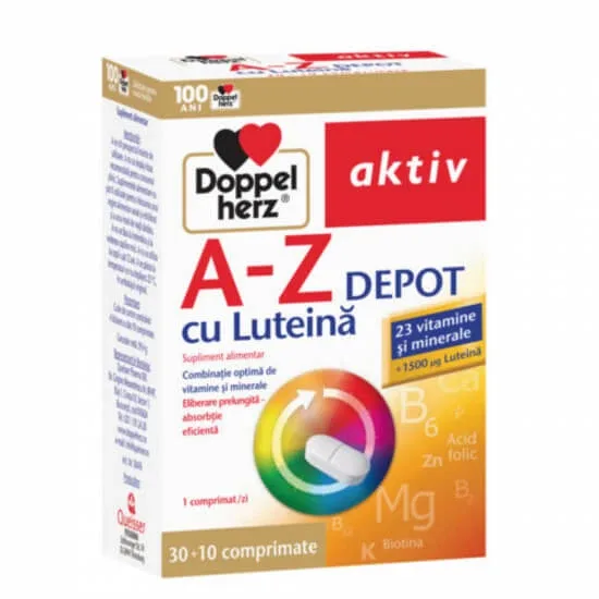A-Z Depot cu luteina, 30 capsule+10 capsule, Doppelherz — preț și oferte