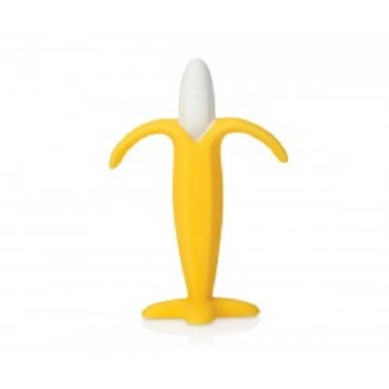 Banana din silicon pentru dentitie, +3 luni, Nuby — preț și oferte