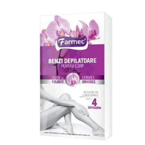 Benzi depilatoare cu extract de orhidee 14 buc , Farmec — preț și oferte