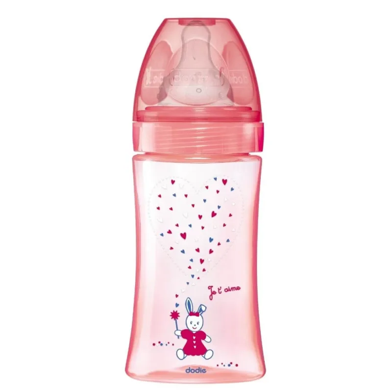Biberon pentru initiere anti-colici, Unicorn, 270 ml, 0-6 luni, Dodie — preț și oferte