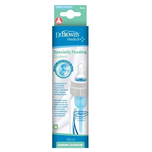 Biberon PP cu sistem special de hranire, 120 ml, Dr. Browns — preț și oferte