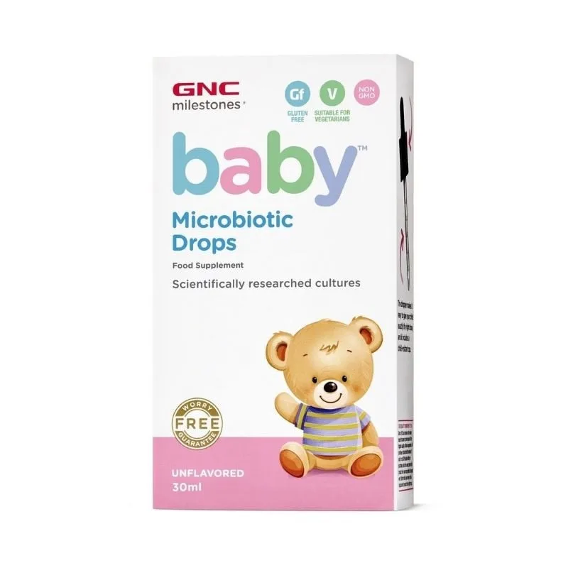 GNC Baby Microbiotic picaturi, 30 ml GENERAL NUTRITION CORPORATION — preț și oferte
