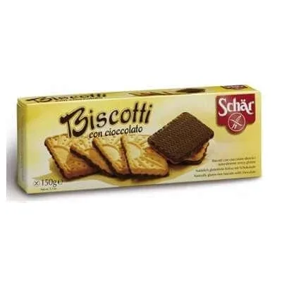 Biscuiti cu ciocolata fara gluten, 150 g, Dr. Schar — preț și oferte