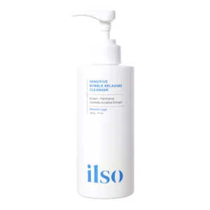 Gel de curatare pentru fata Sensitive Bubble Relaxing Cleanser, 200ml, Ilso