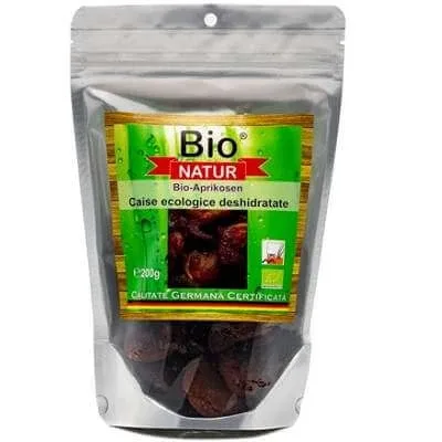 Caise deshidratate Bio, 200 g, Bio Natur — preț și oferte