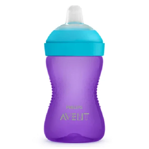 Cana cu tetina moale de formare, Mov, 300 ml, SCF802/02, Philips Avent — preț și oferte