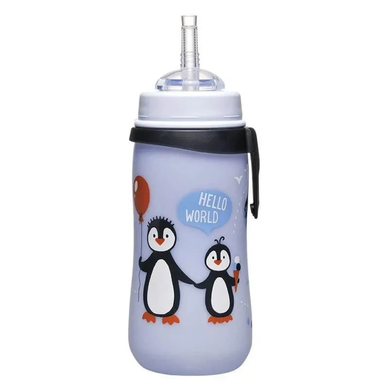 Cana din PP cu clip si pai Straw Cup Boy, +12 luni, 330 ml, Nip — preț și oferte