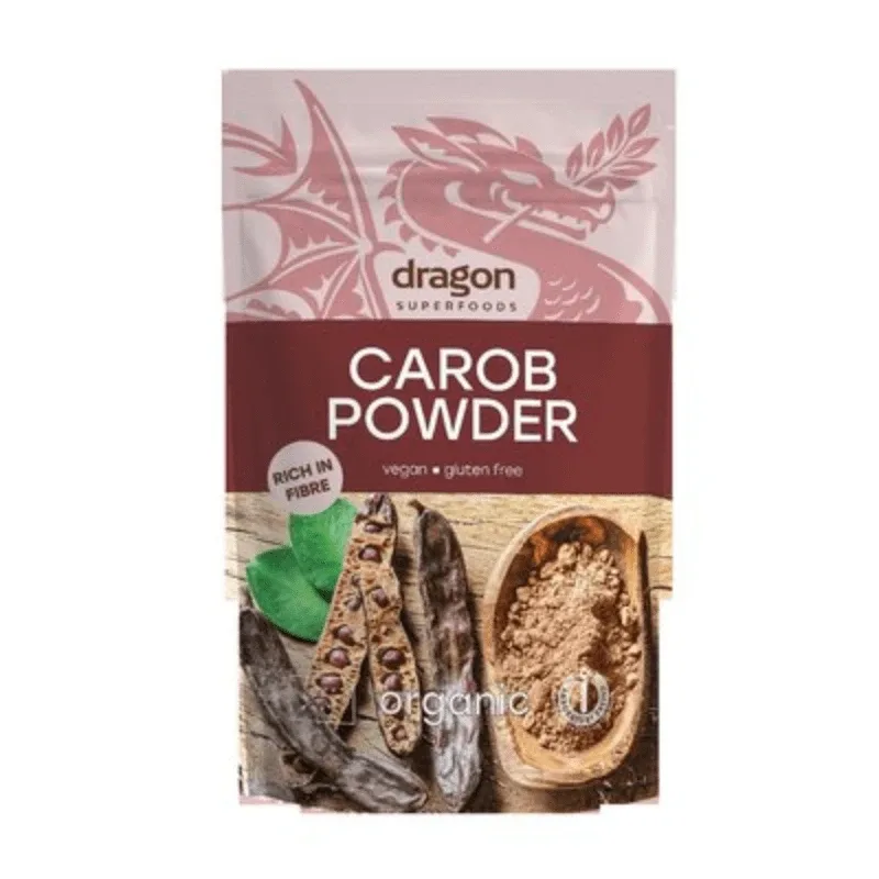 Carob pudra organic, 200 gr, Dragon Superfoods — preț și oferte