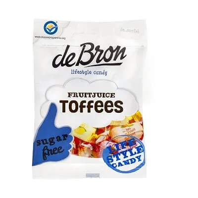 Caramele moi cu arome de fructe, 90 g, DeBron — preț și oferte