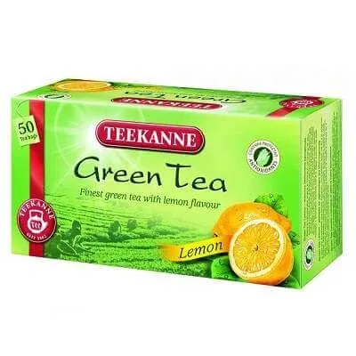Ceai Green Tea Lemon, 2 0x 1,75 g, Teekanne — preț și oferte