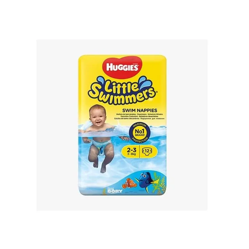 Chilotei impermeabili pentru inot Little Swimmers Nr. 2-3, 3-8 kg, 12 bucati, Huggies — preț și oferte